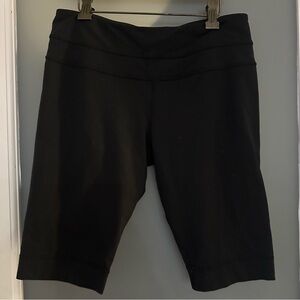 lululemon athletica Black Bike Shorts Womens